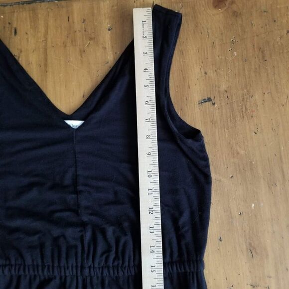 Calvin Klein Women’s Black Maxi Dress, Sleeveless, Sz 4 / Sm, Stretchy - Picture 7 of 7